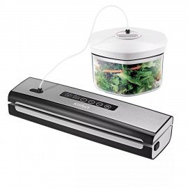 Вакууматор/вакуумный упаковщик KITFORT КТ-1510, 130 Вт, 2 режима, ширина пакета до 29 см, серебристый