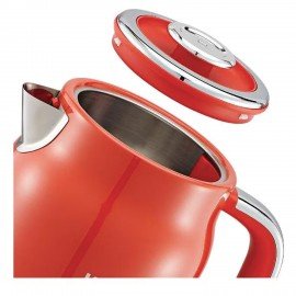 Чайник KITFORT КТ-6791, 1,7л, 2200Вт, закрытый нагревательный элемент, термометр, сталь, красный