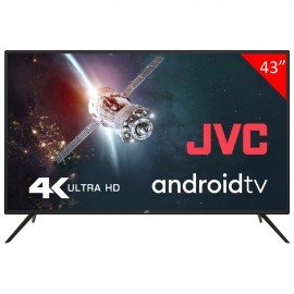 Телевизор JVC LT-43M790, 43" (109 см), 3840x2160, 4К UHD, 16:9, SmartTV, Wi-Fi, черный