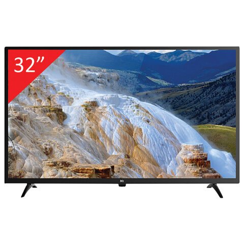 Телевизор BQ 32S15B Black, 32'' (81 см), 1366x768, HD, 16:9, SmartTV, Wi-Fi, черный