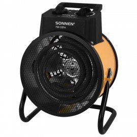 Тепловая пушка SONNEN TSE-20FA, 2000 Вт, ТЭН/спиральный нагревательный элемент, 2 режима, 456207