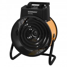 Тепловая пушка SONNEN TSE-30FA, 3000 Вт, ТЭН/спиральный нагревательный элемент, 2 режима, 456208