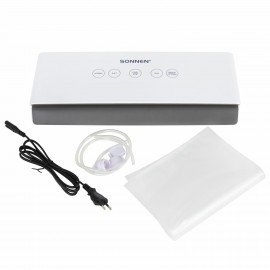 Вакууматор/вакуумный упаковщик SONNEN VS-V73, 3 режима, 95 Вт, запаивание до 30 см, сенсорная панель, резак, 456338