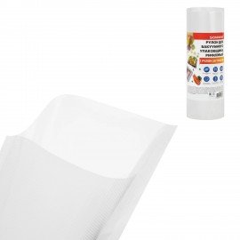 Рулон для вакуумного упаковщика, рифленый, 28х1500 см, 1 шт., SONNEN, максимальный вакуум, 456340