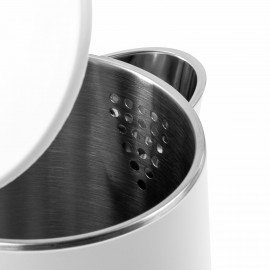 Чайник электрический с двойными стенками SONNEN KT-4103, 1,5 л, 2200 Вт, белый, 456376