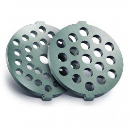 Мясорубка MOULINEX ME105830, 1400 Вт, производительность 1,7 кг/мин, 2 насадки, реверс, пластик, черная, 1510001079