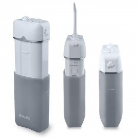 Ирригатор для полости рта (НДС 10%) B.WELL PRO-913, портативный, емкость резервуара 0,15 л, 1 насадка, бело-серый