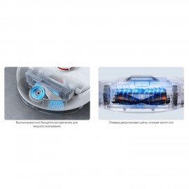 Робот-пылесос XIAOMI Mi Robot Vacuum X10, влажная уборка, контейнер 0,4 л, работа до 180 минут, белый, BHR6068EU