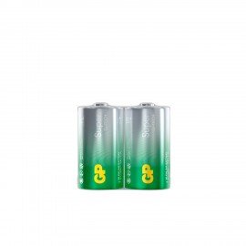 Батарейки GP Super, D (LR20, 13А), алкалиновые, КОМПЛЕКТ 2 шт., в пленке, 13A-OS2