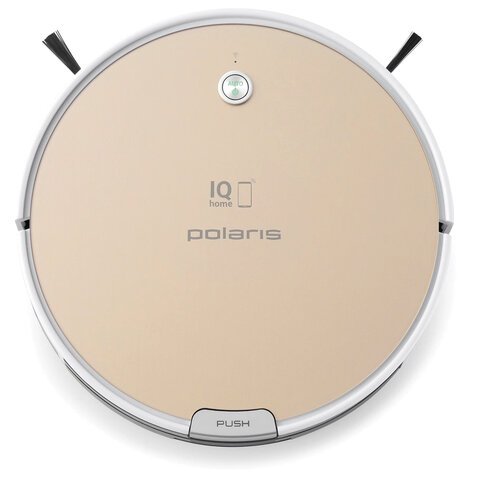 Робот-пылесос POLARIS PVCR 0735 IQ Home, WiFi, влажная уборка, контейнер 0,5 л, работа до 2,5 ч, золото, 52770