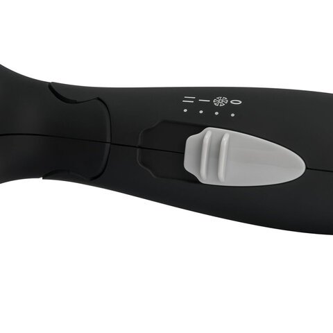 Фен POLARIS PHD 1464T, 1400 Вт, 2 скорости, 3 температурных режима, складная ручка, черный, 66944, PHD 1464T Black