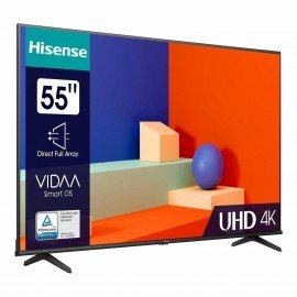 Телевизор HISENSE 55A6K, 55" (139 см), 3840x2160, 4K, 16:9, SmartTV, Wi-Fi, черный