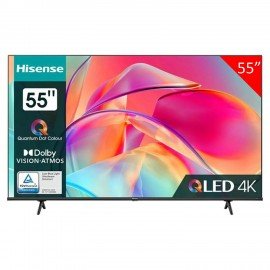 Телевизор HISENSE 55E7KQ, 55" (139 см), 3840x2160, 4K, 16:9, SmartTV, Wi-Fi, черный