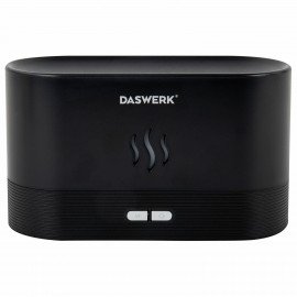 Увлажнитель воздуха "Камин", эффект пламени, 180 мл, Аромамасло в ПОДАРОК, черный, DASWERK, 456845