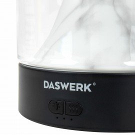 Увлажнитель воздуха аромадиффузор, подсветка и таймер, 300 мл, Аромамасло в ПОДАРОК, DASWERK, 456847