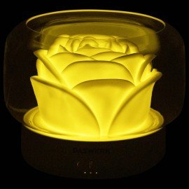 Увлажнитель воздуха аромадиффузор, подсветка и таймер, 400 мл, Аромамасло в ПОДАРОК, DASWERK, 456848