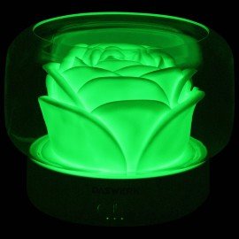 Увлажнитель воздуха аромадиффузор, подсветка и таймер, 400 мл, Аромамасло в ПОДАРОК, DASWERK, 456848