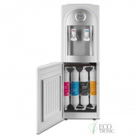 Пурифайер для воды ECOTRONIC C21-U4LE, напольный, НАГРЕВ/ОХЛАЖДЕНИЕ ЭЛЕКТРОННОЕ, 2 крана, белый, 7168