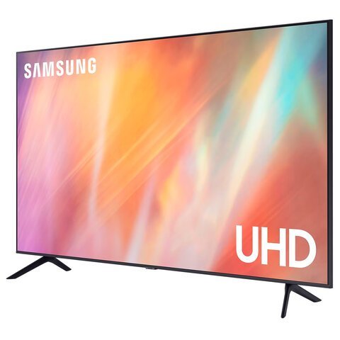 Телевизор SAMSUNG UE50AU7101UCCE, 50" (127 см), 3840x2160, 4K, 16:9, SmartTV, WiFi, Bluetooth,черный, 3219218