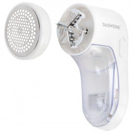 Машинка для удаления катышков аккумуляторная, комплект запасных лезвий в ПОДАРОК, DASWERK,456897