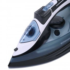 Утюг паровой SONNEN SI-2283, 2400 Вт, керамическое покрытие, антикапля, антинакипь, cиний, 456995
