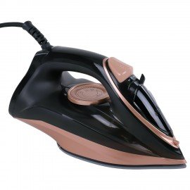Утюг паровой SONNEN SI-6680, 2200 Вт, керамическое покрытие, антикапля, черный/розовый, 456997