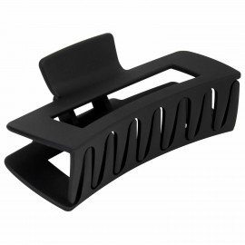 Краб для волос "Геометрия" 10,5 см, soft touch, чёрный MONTE VITA 456999