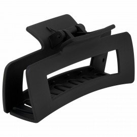 Краб для волос "Геометрия" 10,5 см, soft touch, чёрный MONTE VITA 456999