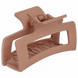 Краб для волос "Геометрия" 8,5 см, soft touch, коричневый MONTE VITA 457001