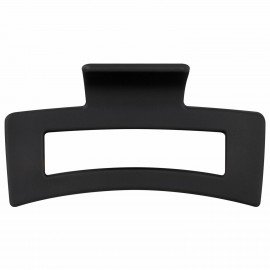 Краб для волос "Геометрия" 8,5 см, soft touch, чёрный MONTE VITA 457002