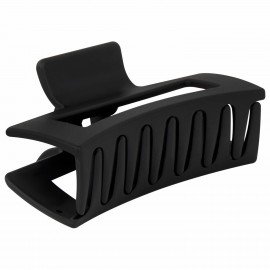 Краб для волос "Геометрия" 8,5 см, soft touch, чёрный MONTE VITA 457002