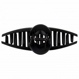 Краб для волос "Петелька", 11 см, soft touch, чёрный MONTE VITA 457006