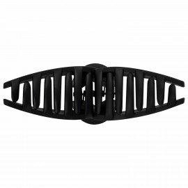 Краб для волос "Петелька", 11 см, soft touch, чёрный MONTE VITA 457006