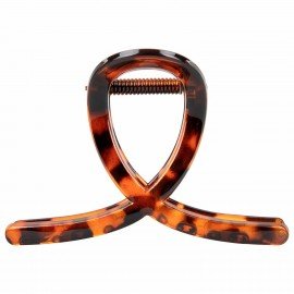 Краб для волос "Петелька", 8 см, глянцевый, черепаховый MONTE VITA 457008