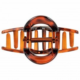 Краб для волос "Петелька", 8 см, глянцевый, черепаховый MONTE VITA 457008