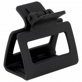 Краб для волос "Геометрия" 5,7 см, soft touch, чёрный MONTE VITA 457009