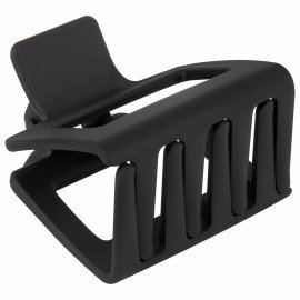 Краб для волос "Геометрия" 5,7 см, soft touch, чёрный MONTE VITA 457009