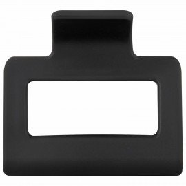 Краб для волос "Геометрия" 5,7 см, soft touch, чёрный MONTE VITA 457009