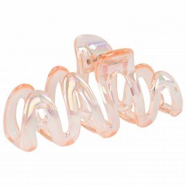 Краб для волос "Волна" 10,5 см, перламутровый, розовый MONTE VITA 457014