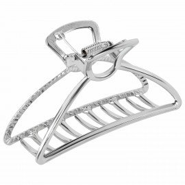 Краб для волос "Месяц", 7,8 см, серебристый MONTE VITA 457016