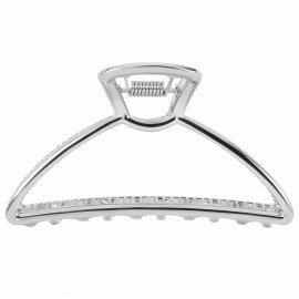 Краб для волос "Месяц", 7,8 см, серебристый MONTE VITA 457016