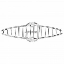 Краб для волос "Петелька", 11 см, с жемчужинкой, серебристый MONTE VITA 457017