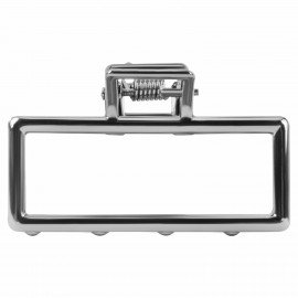 Краб для волос "Геометрия" 4 см, серебристый MONTE VITA 457018