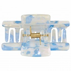 Краб для волос "Геометрия" 6 см, бежево-розовый MONTE VITA 457023