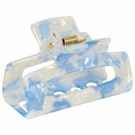 Краб для волос "Геометрия" 6 см, бежево-розовый MONTE VITA 457023