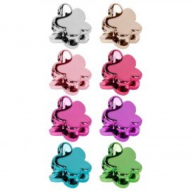 Крабы для волос НАБОР 8 шт, 1 см, зеркальный MONTE VITA 457030