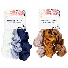 Резинки для волос НАБОР 3 шт, 3*19 см, скранч, АССОРТИ, MONTE VITA 457072