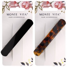 Заколка для волос 8,5 см, автомат, глянцевый, АССОРТИ, MONTE VITA 457086