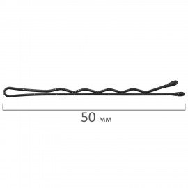 Невидимки для волос НАБОР 30 шт, 5 см, разные цвета MONTE VITA 457100