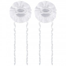 Заколка для волос НАБОР 2 шт, аллигатор, бантик, белый MONTE VITA 457122